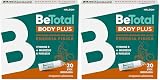 Betotal Body Plus, Integratore Alimentare di Vitamine B, Magnesio e Potassio per il Metabolismo Energetico degli Adulti, 20 bustine, Gusto Agrumi (Confezione da 2)