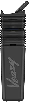Storz & Bickel Veazy Alluring Black Evaporator USB-C - Latest Device - Ultra Portable - An Eazy Breeze!