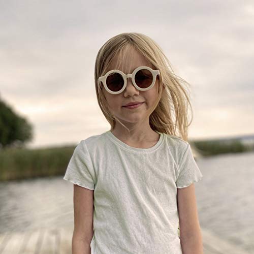 Fashion Kids Toddler Unisex Baby Retro Sunglasses Ultraviolet-proof Round Glasses Eyeglasses for Children 1-8T4