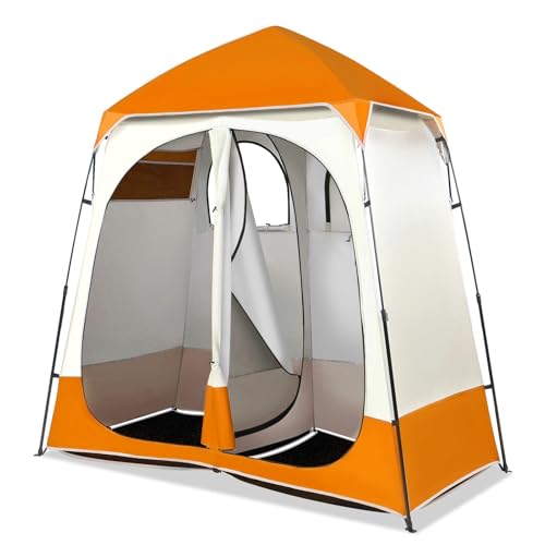 VINGLI 2 Room Shower Tent, 7.5 FT Instant Pop Up Shelter...