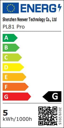 Miniatura 13 de NEEWER Luz LED de transmisión con control de software de Windows y macOS, soporte y soporte para monitor 2 en 1, ultra brillante 2900K-7000K USB,