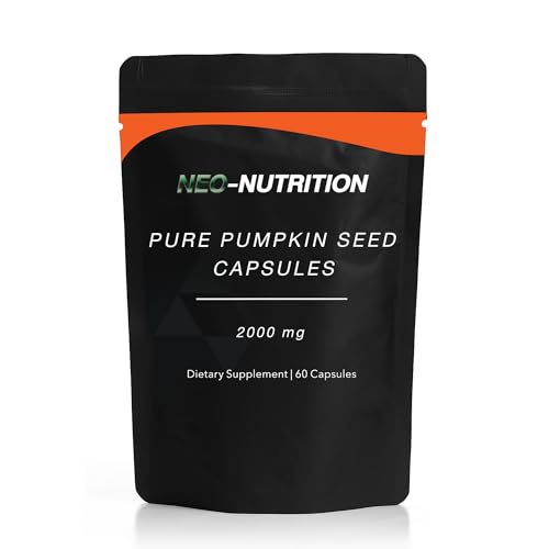 Pumpkin Seed Extract Capsules 2000mg Pure Natural Powder Extract Vegan Friendly