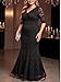 Plus Size Formal Dresses Black Evening Gowns Women Lace Prom Long Wedding Guest Mother Elegant Mermaid Maxi Dress 2025