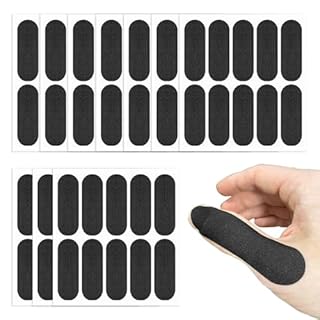 FixlyFido 100 Pcs Bowling Thumb Tape - Premium Finger Grip Insert Tape for Bowlers - Protect Your Thumb Hole - Pre-Cut Bowling Insert Tape - 1 x 2.8 Inches