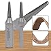 1/2inch & 1/4inch TCT Router Bits, V Groove CNC Milling Cutter For Woodworking, Wood Bending, Plywood Cutting, Smooth Grooving, Rounded Bottom Router Bit, Furniture Panel Groover(1/4inch+1/2inch)