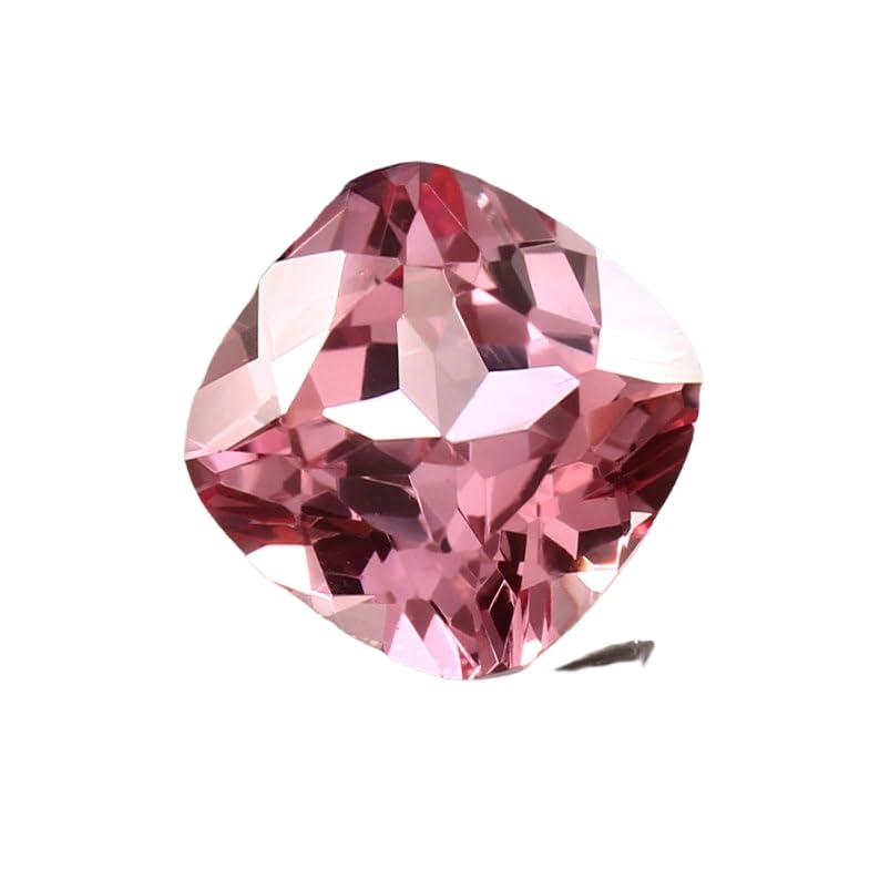 Morganite 11mm forme coussin pour créer votre bague de fiançailles personnalisée
