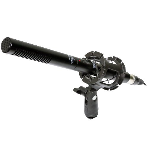 Vidpro Xm-55 13-Piece Professional Video & Broadcast Unidirectional Condenser Shotgun Microphone Kit - Complete Set Includes 2 Mounts Adapters Cables And More Perfect For Indoor And Outdoor Recording #TOP1