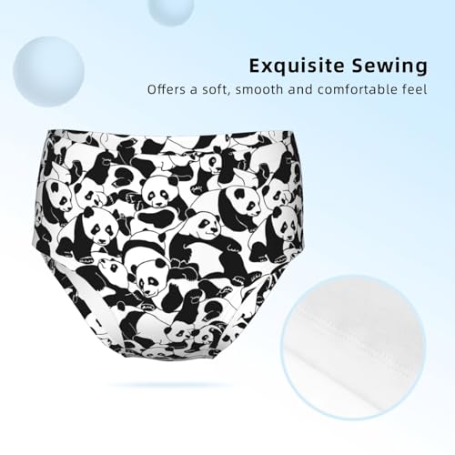Young Pandas Girls' Underwear Soft Cotton Little Girls Panties Comfort Briefs3