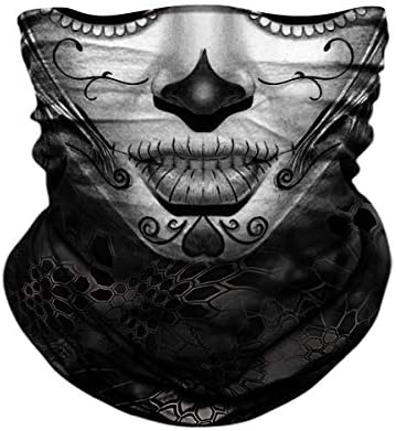 TERNNK Seamless Neck Gaiter Shield Scarf Bandana Face Mask UV Protection for Motorcycle Cycling Riding Running Headbands