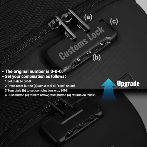 Image of reeyee Sling Crossbody Bag Men, Travel Hiking Shoulder Chest Bag Backpack | Anti-Theft Combination Lock,Fits 11 inch Tablet,Waterproof,Durable Fabric,Multi-compartment, storage,strap,for Commuting