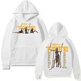 VBPOIYB Sudaderas para Hombres Y Mujeres, Suéteres De Gran Tamaño, Sudaderas con Capucha T-a-t-e M-c-R-a-e Tour 2025, Sudaderas con Capucha Casuales Y2K De Moda (White,L)
