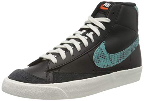 Dettagli innovativi Nike Blazer Mid \'77 VNTG We Reptile, Scarpe da Basket Uomo, Black/Light Aqua/Sail, 45.5 EU