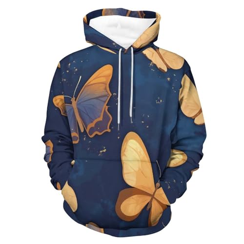 Sweat à capuche papillon pour éviter le froid avec style en taille S
