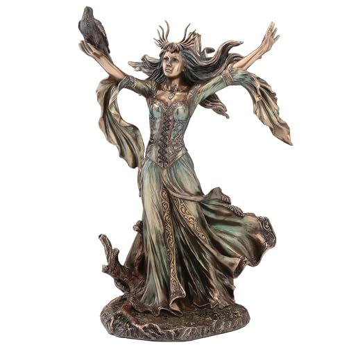 Estatua Morgan Le Fay en Resina con Acabado Bronce 25 cm