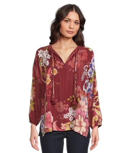 Johnny Was Womens Margot Blouse - Rolanda Rolanda Large