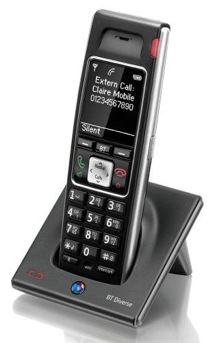 Image of BT Diverse 7400 Dect Cordless Additional Handset - Black