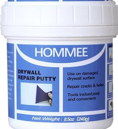 Drywall Patch Repair Kit with Scraper, 2 Pack Wall Spackle Repair Paste ...