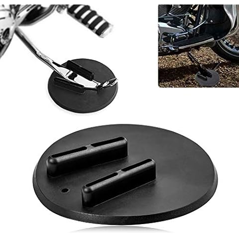 Motorcycle Kickstand Jiffy Stand Coaster Pad Puck For Harley Davidson Touring Cover