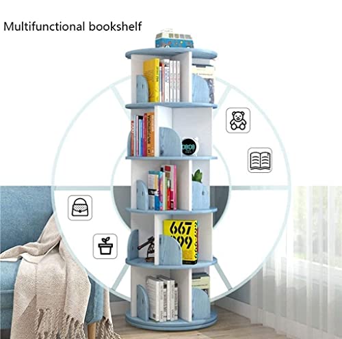 Livreiro Estante Estante Estante Giratória 360 Graus Estante De Escritório Estante De Estudo Dormitó