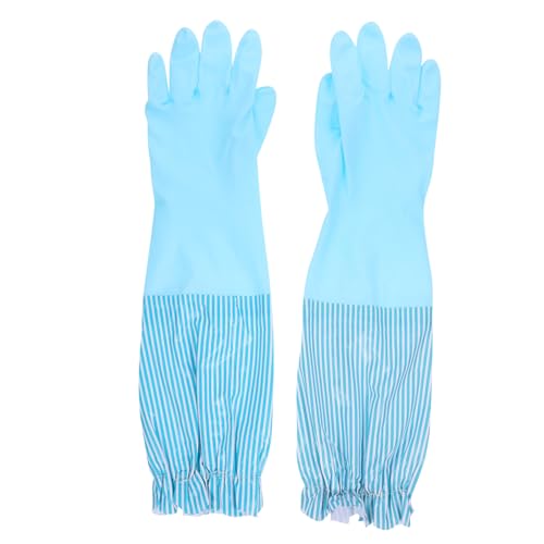 Veemoon Guantes de Cocina con Forro Polar Gruesos y Largos para Limpieza Protección Antideslizante y Calor del Hogar