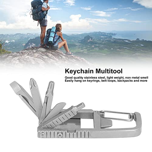 Uadme 12 in 1 Multitool Keychain, Stainless Steel Pocket Folding EDC Gadgets, Multi Tool for Screwdriver Bit, Knife, Bottle Opener and Outdoor Repair Tools, Tools Gifts for Men 9 Uadme 12 in 1 Multitool Keychain, Stainless Steel Pocket Folding EDC Gadgets, Multi Tool for Screwdriver Bit, Knife, Bottle Opener and Outdoor Repair Tools, Tools Gifts for Men - Image 9