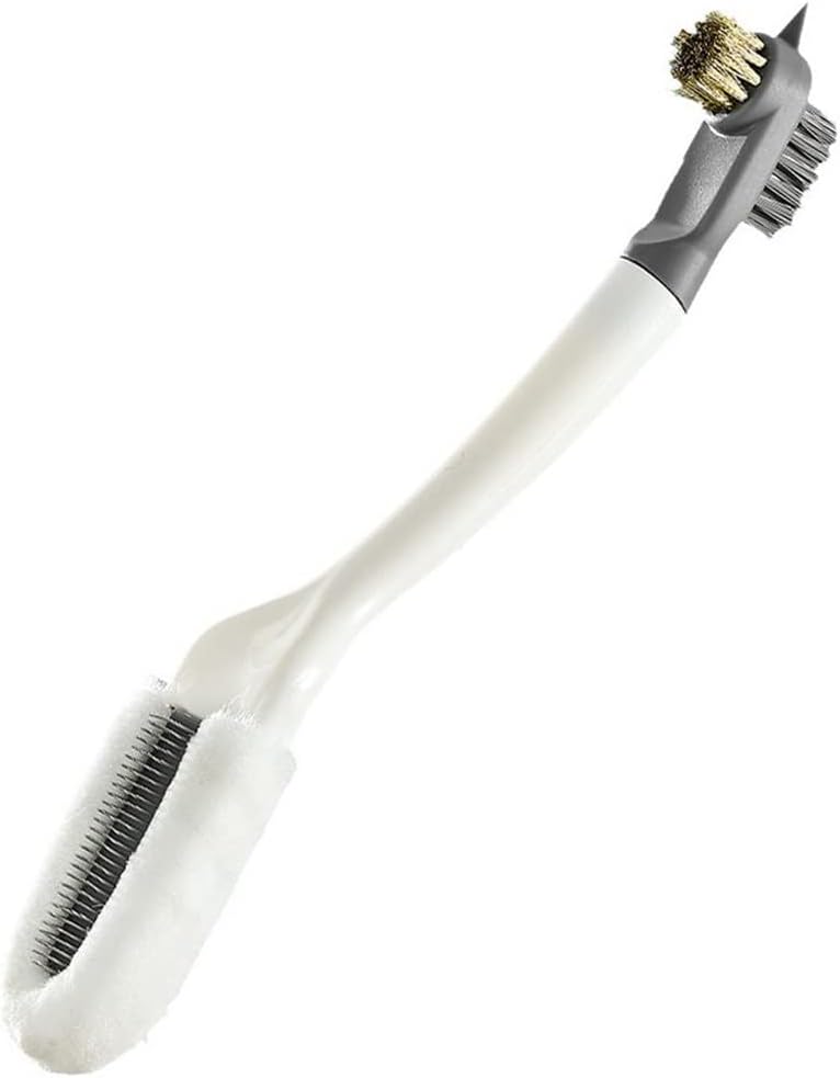 Soft Bristle Shoe Brush White Cleaning with Long Handle Home Accessories