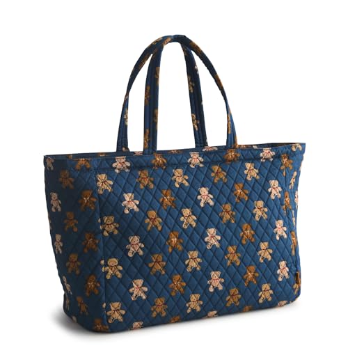 Image of Vera Bradley Women's Premium Cotton Knollton Travel Tote Bag