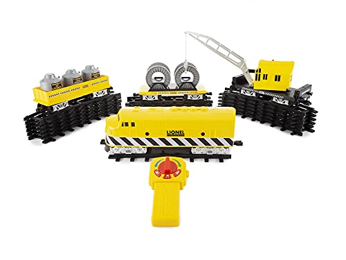 Lionel Construction Ready-To-Play Battery Powered Model Train Set With Remote #TOP3