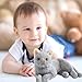 Imagen de ThrenodyToy Peluche Gato simulada, Muñeca de Gato