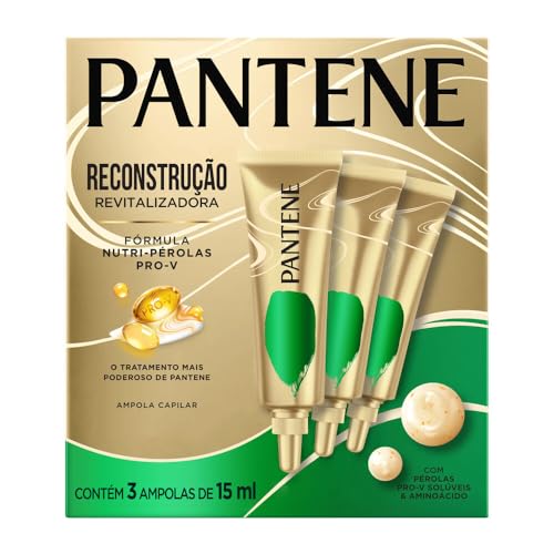 Kit Ampolas Pantene Reconstrução Revitalizadora - 45ml