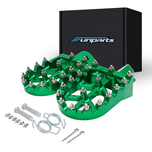 Repose-pieds moto tout-terrain antid&eacute;rapant en aluminium CNC pour Apollo RFZ