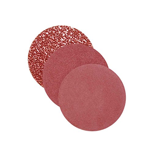 RETOL disques abrasifs auto-agrippants, 200 mm, G100, p. ponceuses multi-disques, céramique mix (Lot de 50)