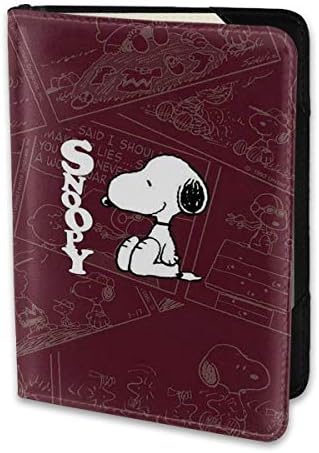 Passport Holder Cover Case Snoopy Leather Travel Wallet For Women And Men