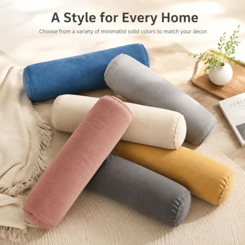 Almohada de viaje para cuello cilíndrica y ergonómica contra el dolor cervical 3