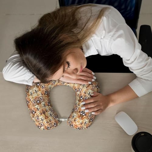 Almohada de poliéster para cuello tamaño único negra miniatura 7