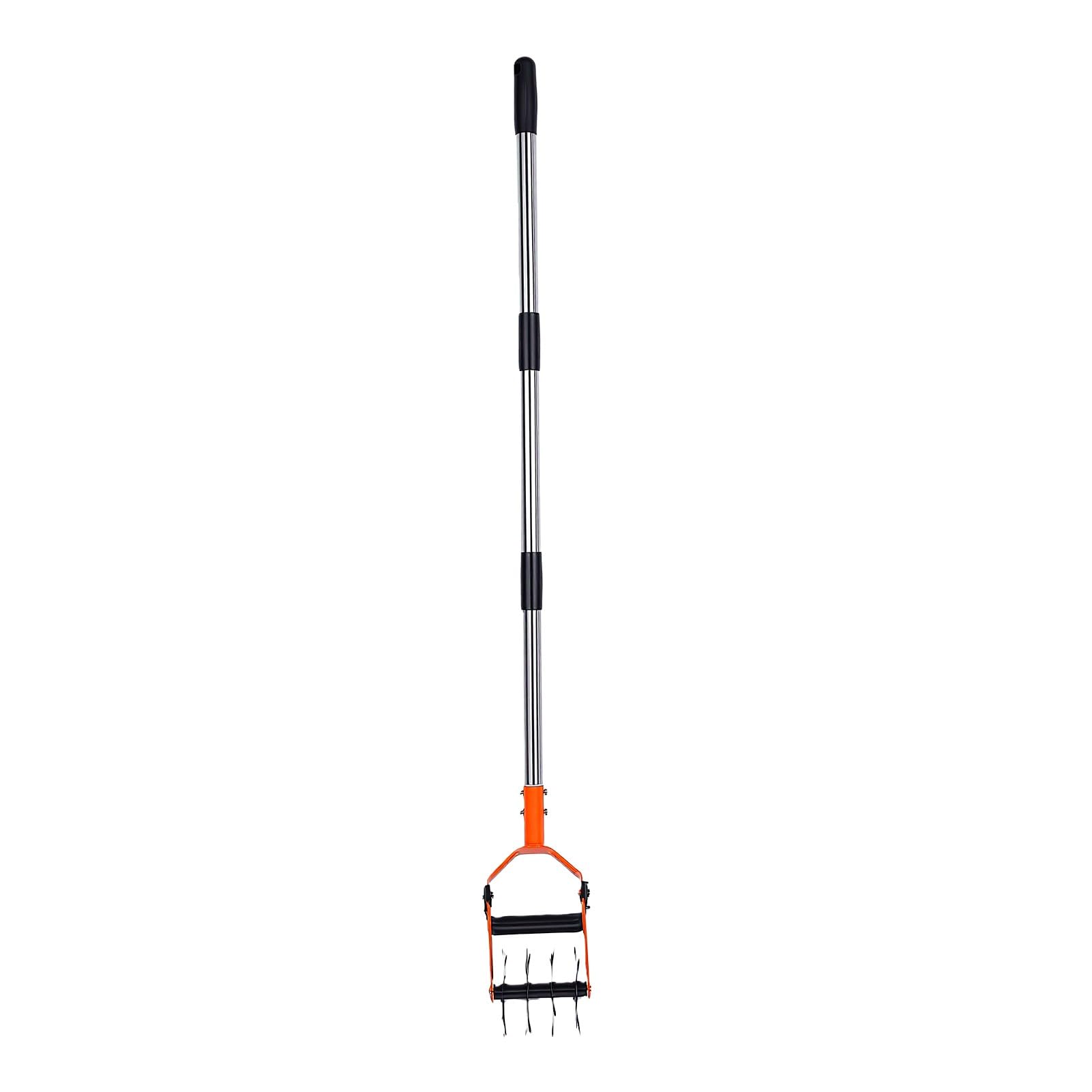 Drehkultivator Gartengerät, Gartenfräse mit Verstellbarem 145,99 cm