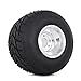 Bestauto Go Kart Tires and Rims 10x4.50-5 Front 11x6.0-5 Rear Go Kart Wheels and Tires Sets of 4