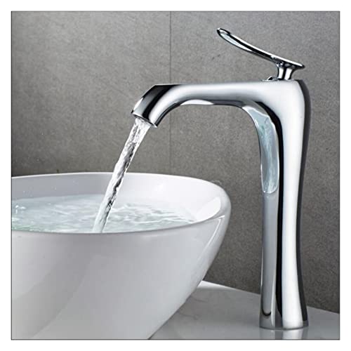 Mitigeur de salle de bain en laiton avec commande d'eau fluide - 7