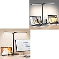 CHARYJOD Dimmable LED Desk Lamp for Office Home, 50 Lighting Modes Dual Swing Arm Architect Table Lamp Light Desk