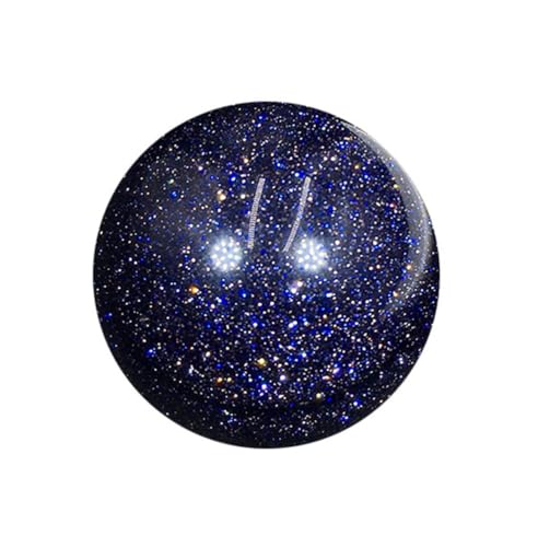 Blue Sandstone Crystal Sphere,Polished Crystal Crafts, Gemstones Ball Sculpture Figurine,Feng Shui Home Office Decor,35mm