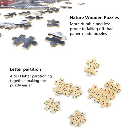 Wood Puzzle 1000 Piece, Aircraft Puzzles, World War 2 Aircraft Puzzle,Fighter Aircraft Retro Pattern #TOP4