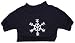 Stuffems Toy Shop Navy Snowflake Sweater Teddy Bear Clothes Outfit Fits Most 8"-10" Build-A-Bear, Vermont Teddy Bear, and Make Your Own