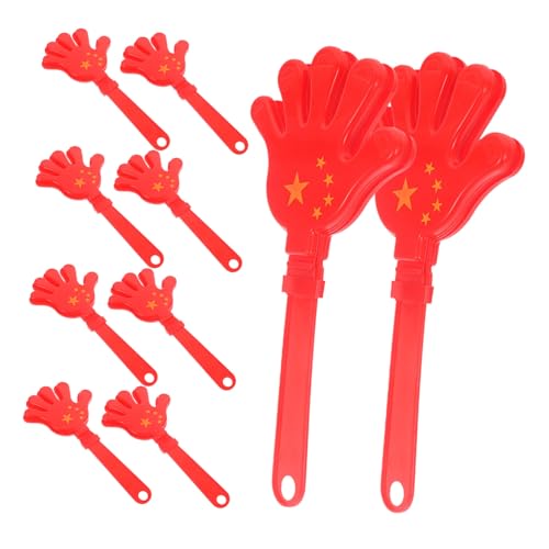 CIMAXIC 10piezas Bandera Aplaudidores De Mano No Luminosos Juguetes Para Animar Eventos Deportivos Accesorios Para Fiestas De