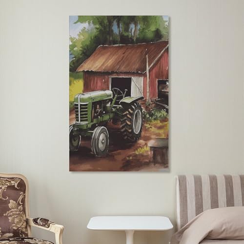 Poster pour salon tracteur à la ferme déco de chambre à coucher
