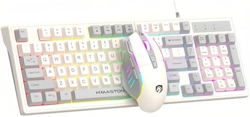 Kit Teclado e Mouse com Fio Teclado Gamer Mouse Ergonomico com RG...