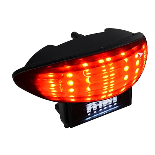 Astra Depot Smoke Len LED Integrated Turn Signal Stop Brake Tail Light For 1999-2007 Suzuki GSXR 1300 Hayabusa 2003-2006 Katana 600 750