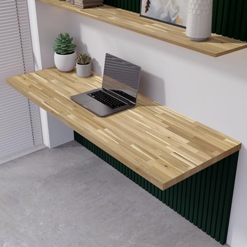 Howizz Acacia Butcher Block Countertop 24 x 18 x 1.5 Pulgadas, Tabla de Madera Sólida miniatura 5