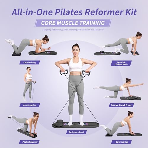 WANFUN Pilates Board Reformer Premium 15-in-1 Upgraded Foldable の商品画像 1