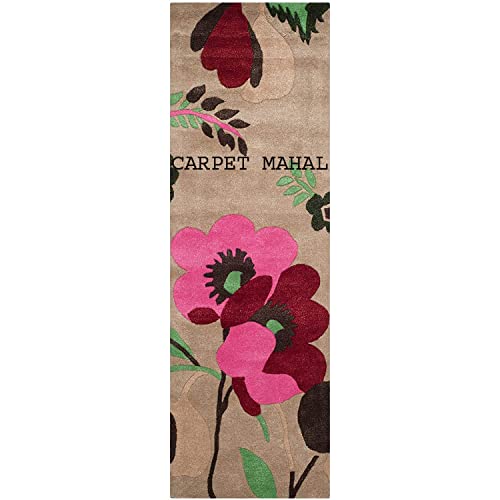Image of Carpet Mahal Export Quality Handmade Tuffted Pure Woollen Carpet for Hall Living Room Bedroom Size 10 x 14 feet (300X425 Cm) Color-Multi