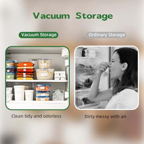 Rubys Bunny Vacuum Sealer Bags,2 Rolls 8 In X 50 Ft Seal Bags For Food Saver,Meal Prep And Sous Vide.4 Mils+13 Mils Thickened Surface,Heavy Duty,Commercial Grade,Bpa Free,Customized Size Bag thumb #3